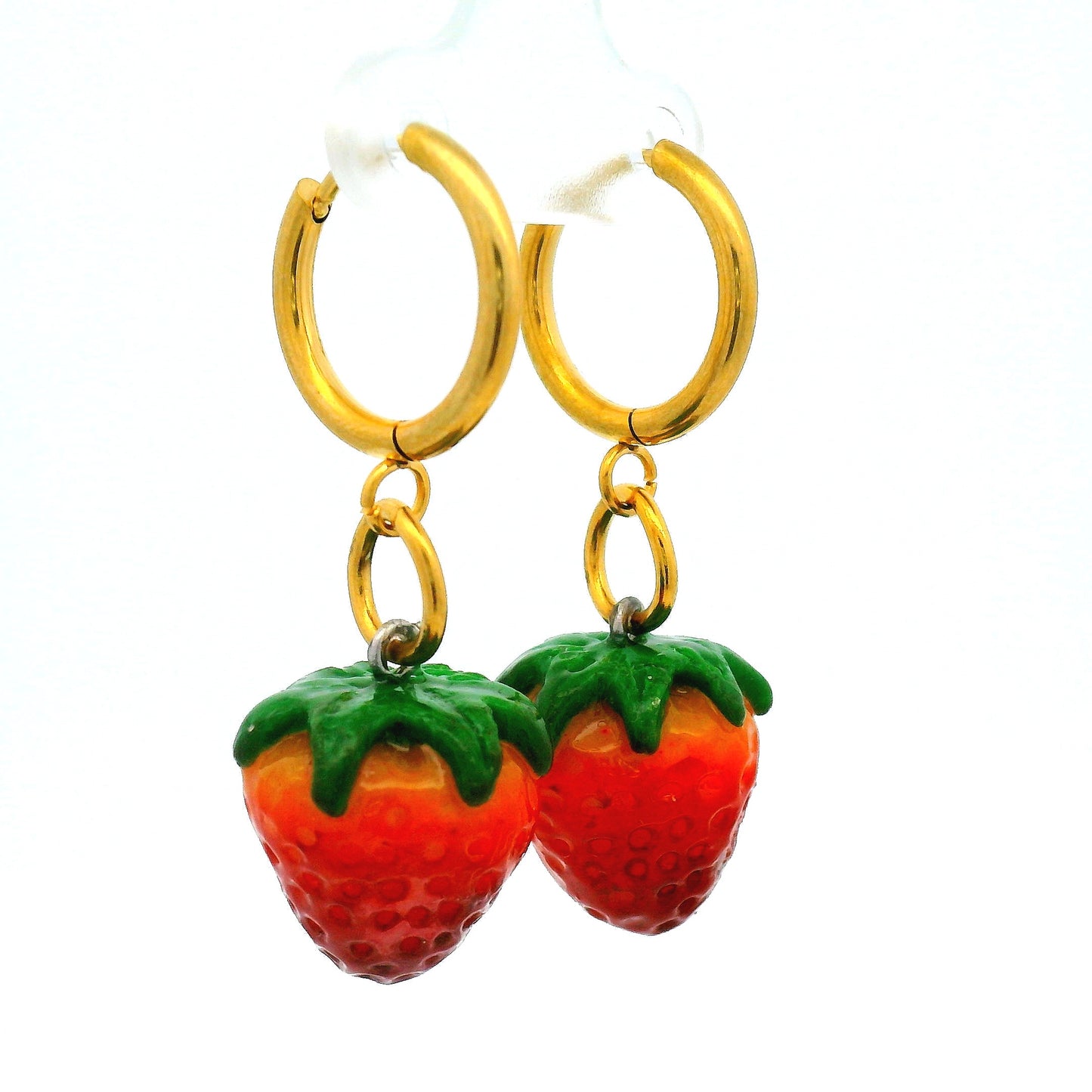 Handmade Strawberry Earrings