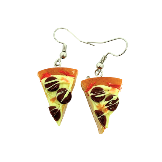 Pepperoni Pizza Earrings