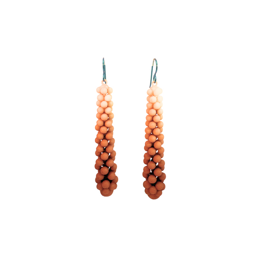 Medium Chocolate Bubble Earrings