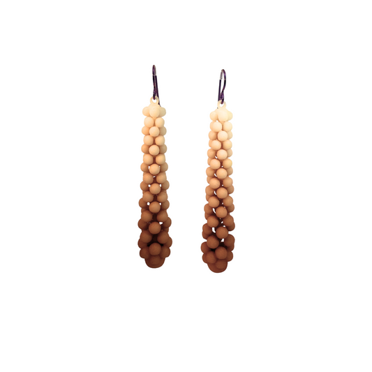 Medium Sand Bubble Earrings