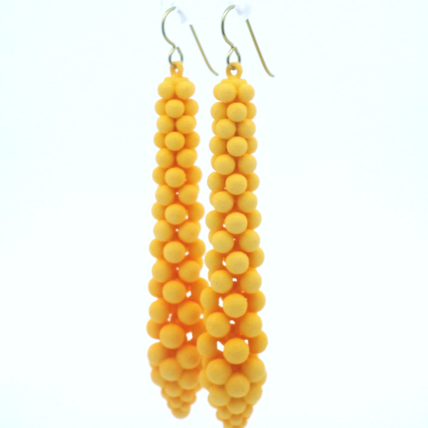 Medium Yellow Bubble Earrings