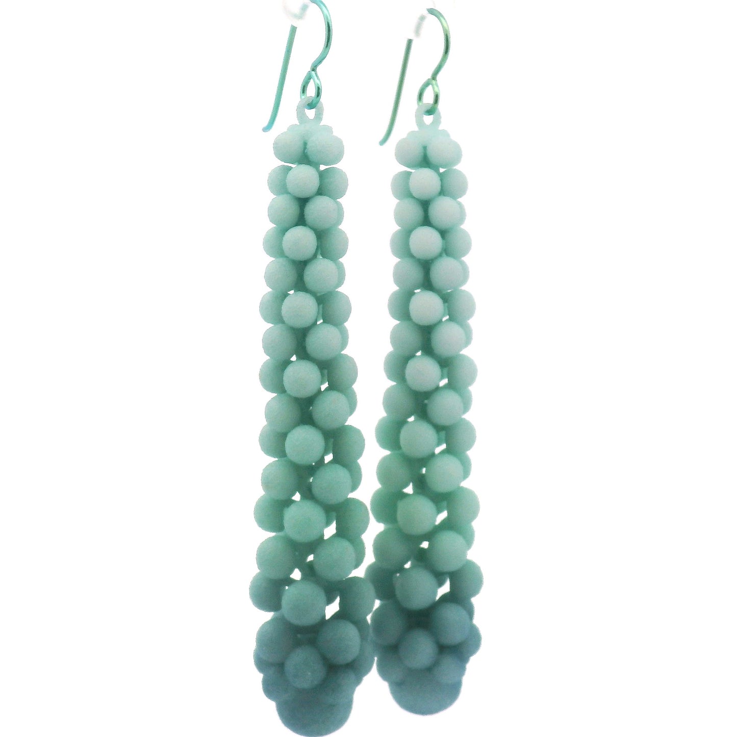 Medium Teal Bubble Earrings