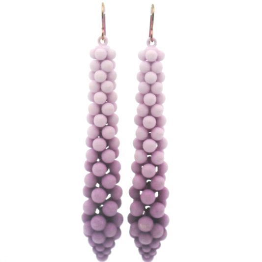 Medium Lavender Bubble Earrings