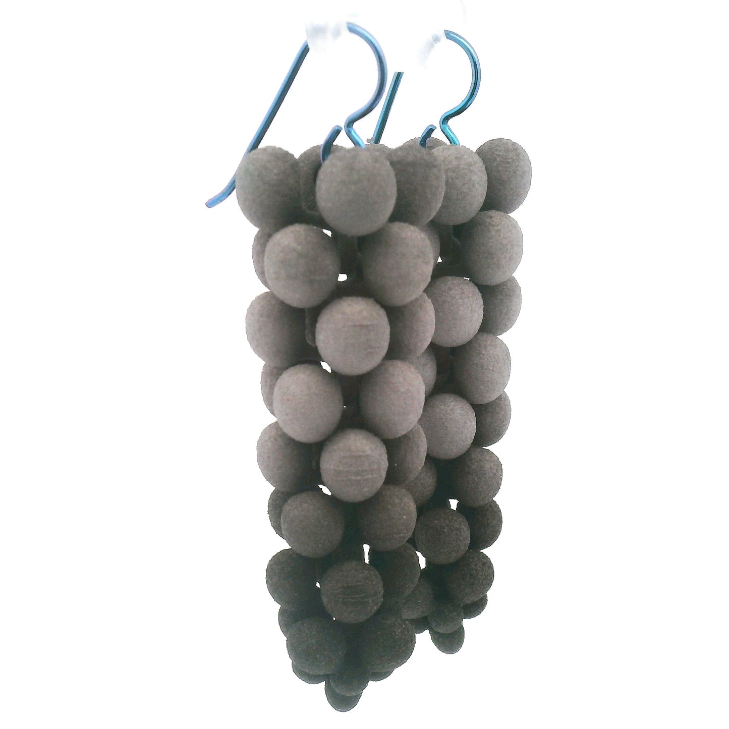 Small Charcoal Bubble Earrings