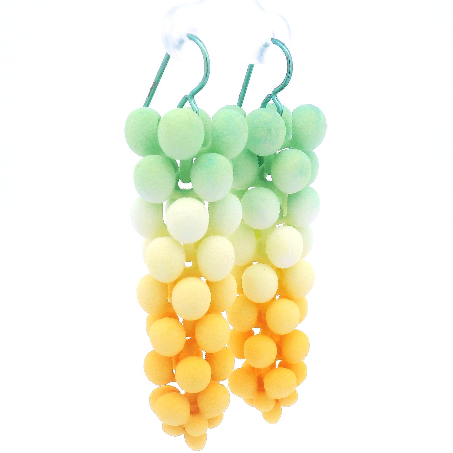 Small Lemon-Lime Bubble Earrings