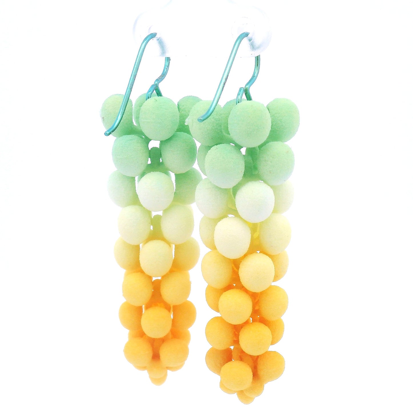 Small Lemon-Lime Bubble Earrings