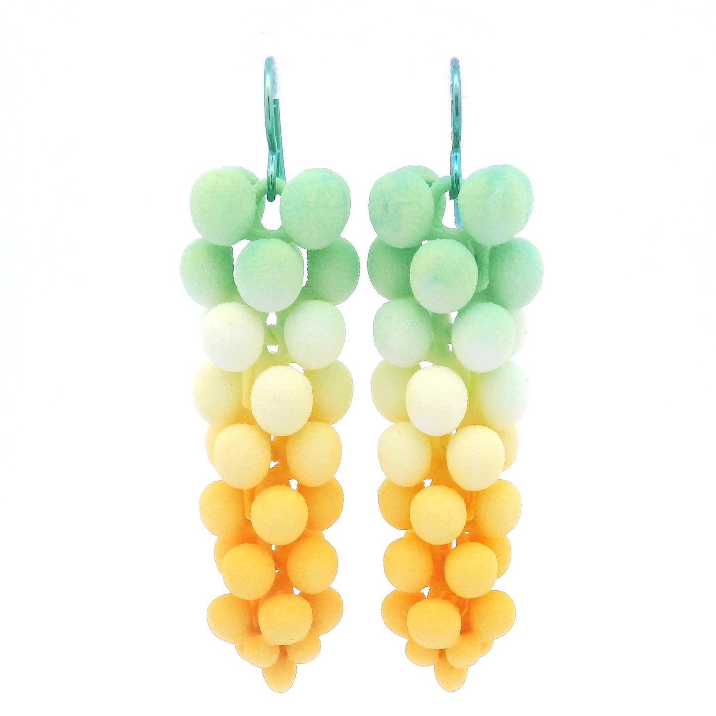 Small Lemon-Lime Bubble Earrings