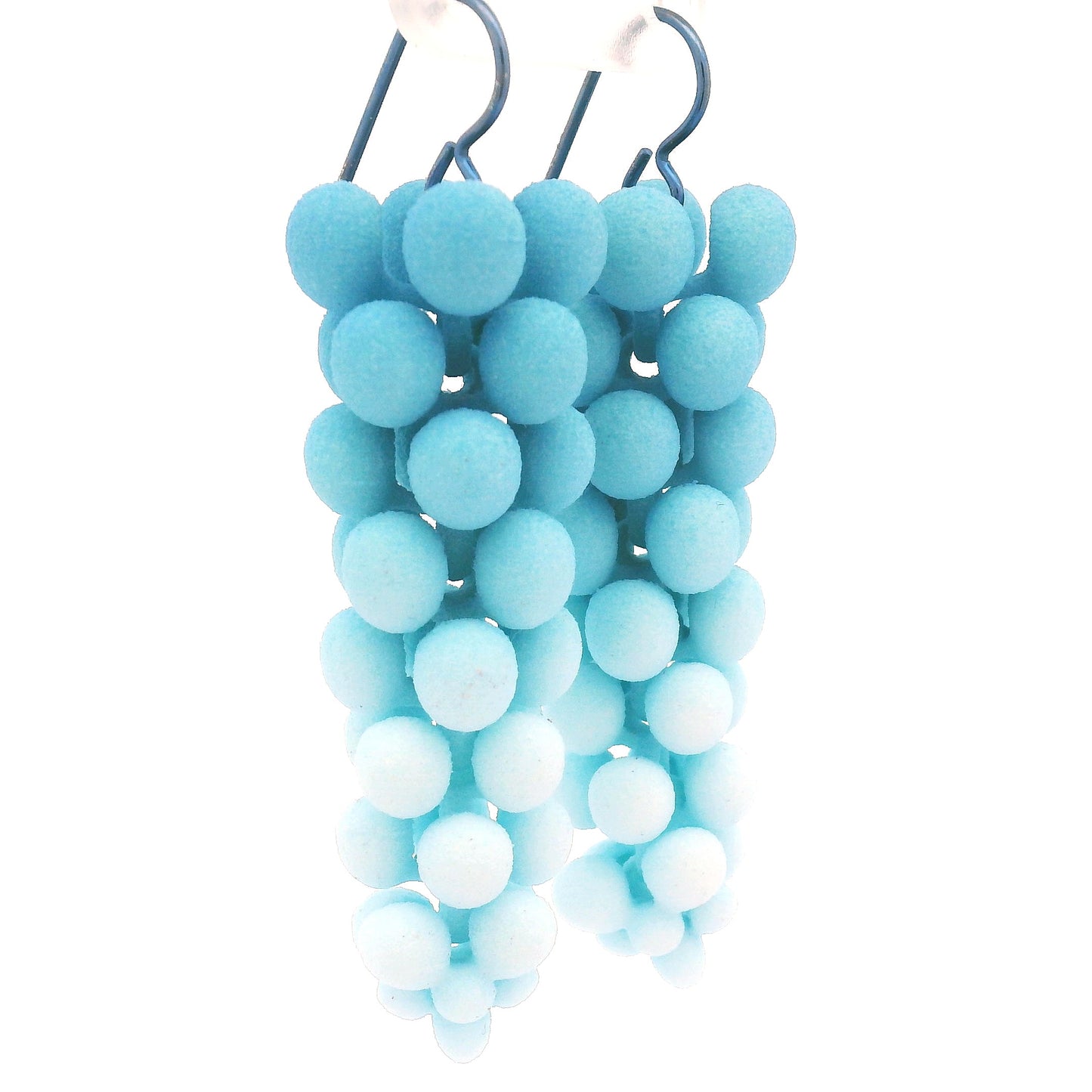 Small Whisper Blue Bubble Earrings