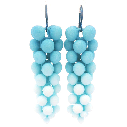 Small Whisper Blue Bubble Earrings