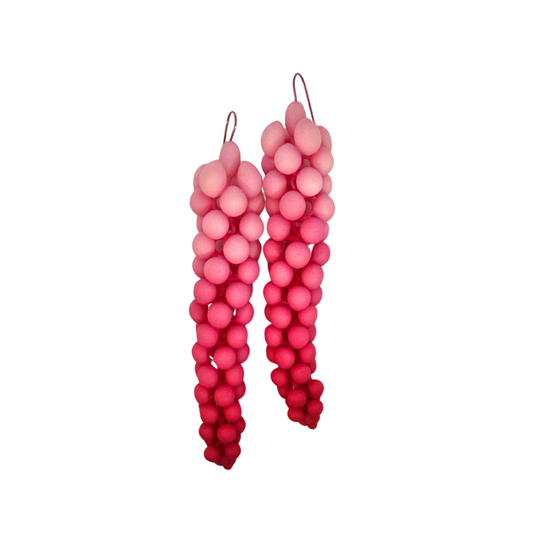 Pink Big Bubble Earrings