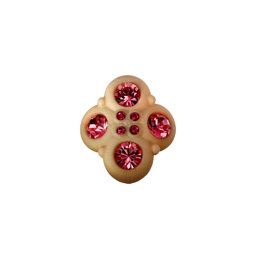 Pink & Bone Nylon Ring