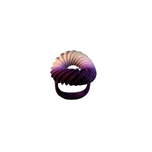 Purple Twisted Nylon Ring