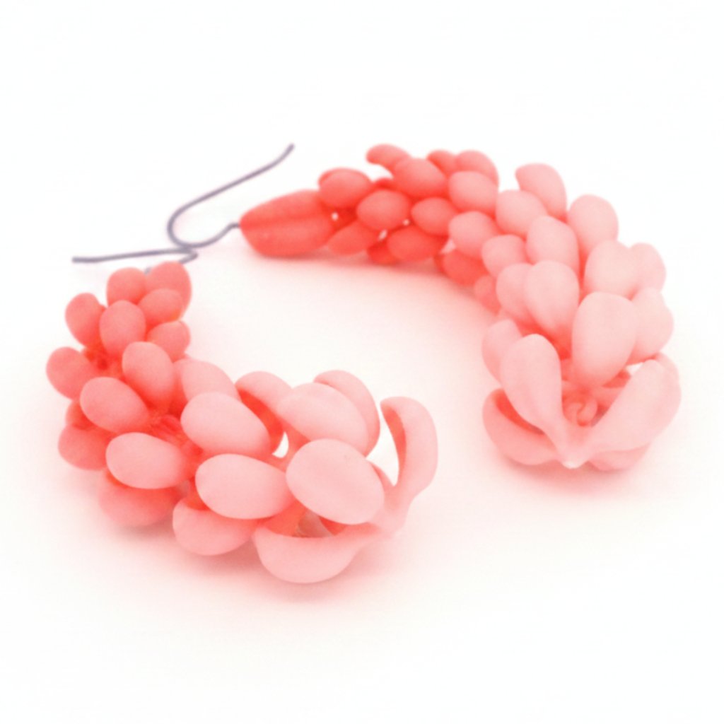 Pink Petal Earrings