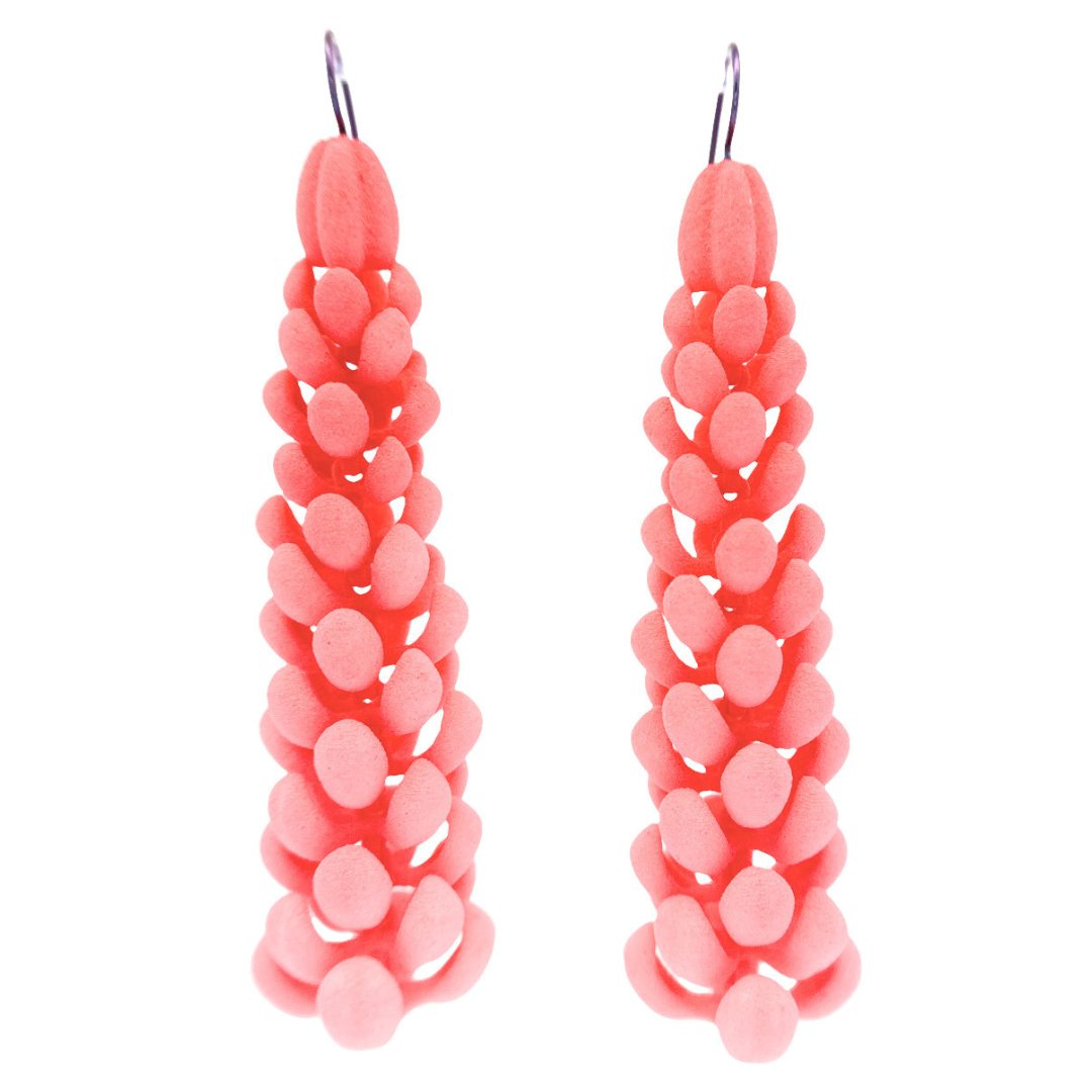Pink Petal Earrings
