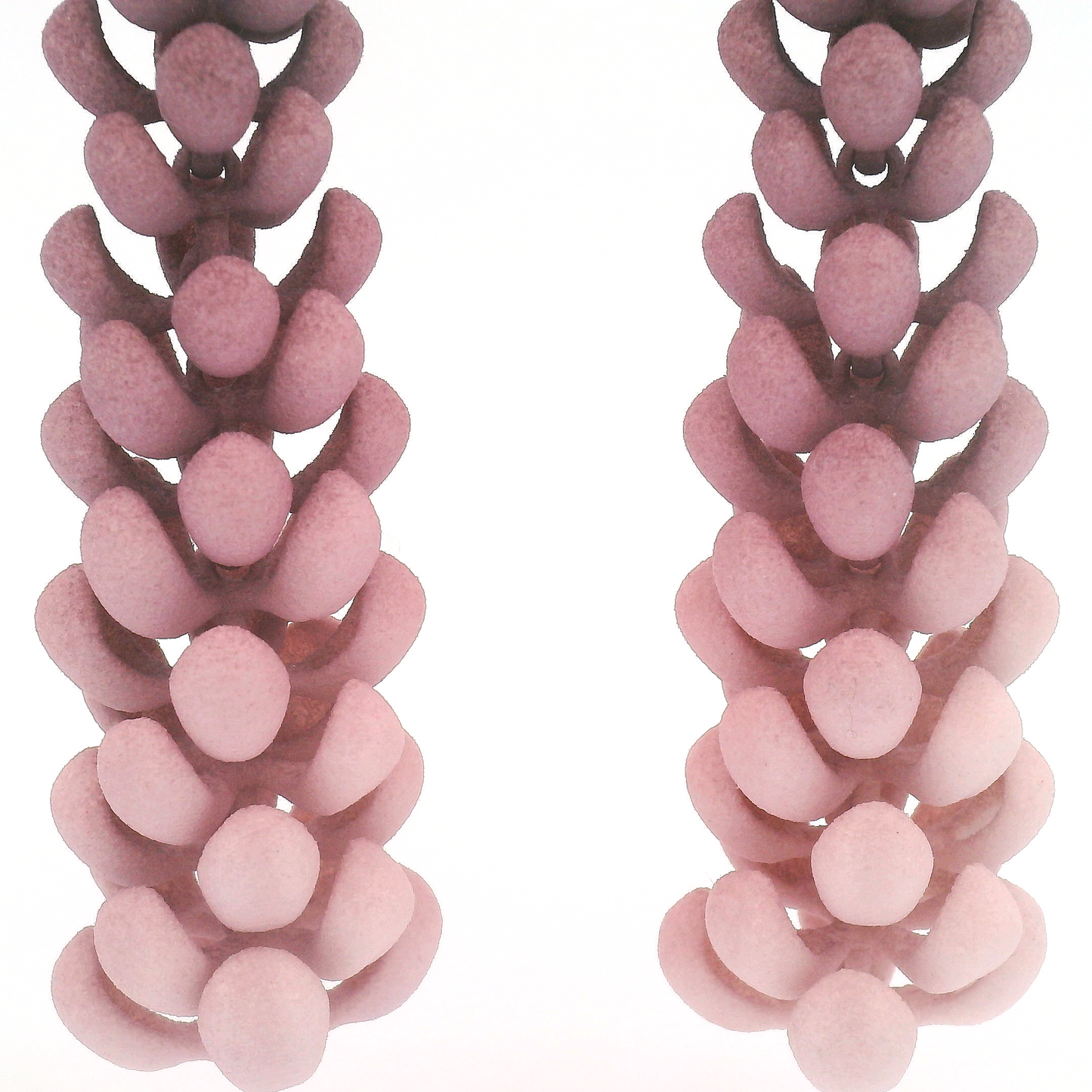 Purple Petal Earrings