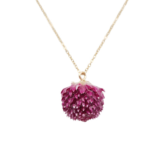 Purple Wildflower Necklace