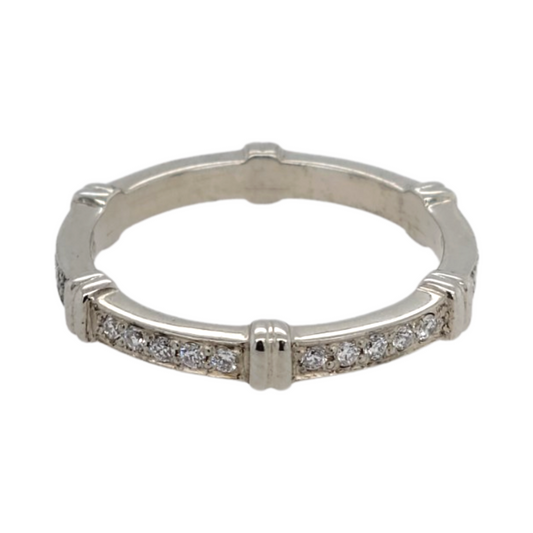 Diamond Eternity Station Ring