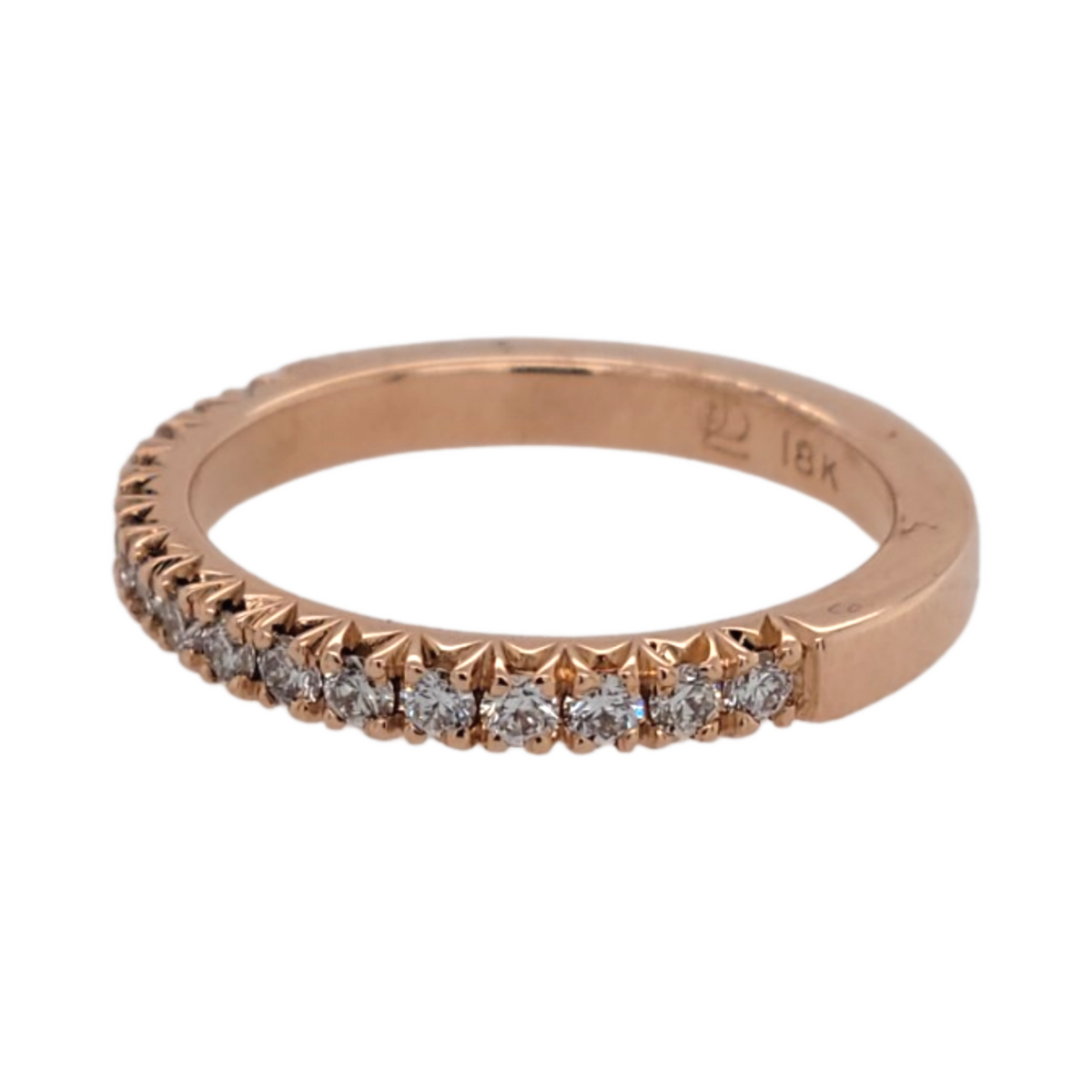 Eternity Roses Gold Rose Gold Diamond Eternity Band – Made You Look Jewellery