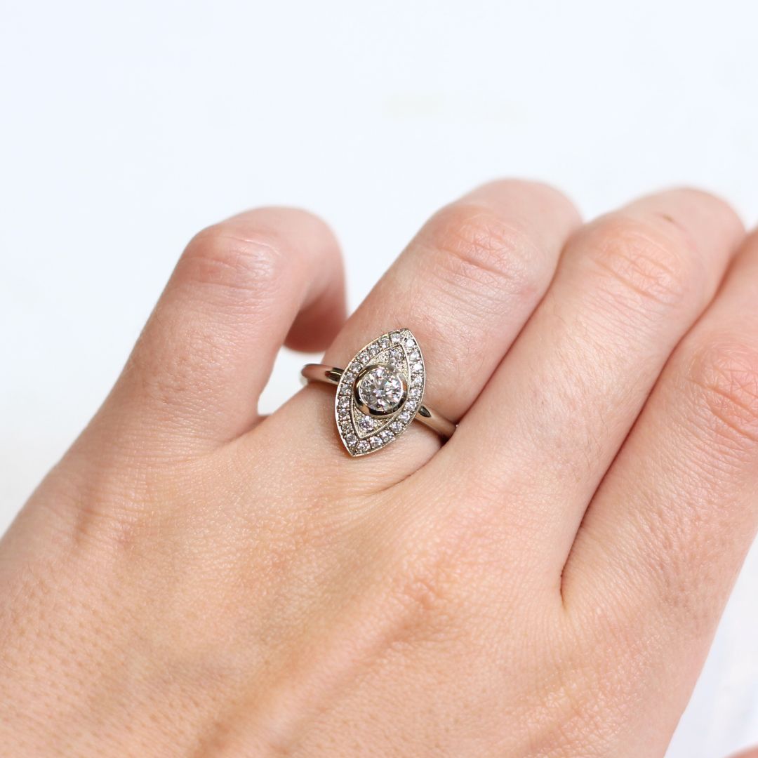 White Diamond Ring