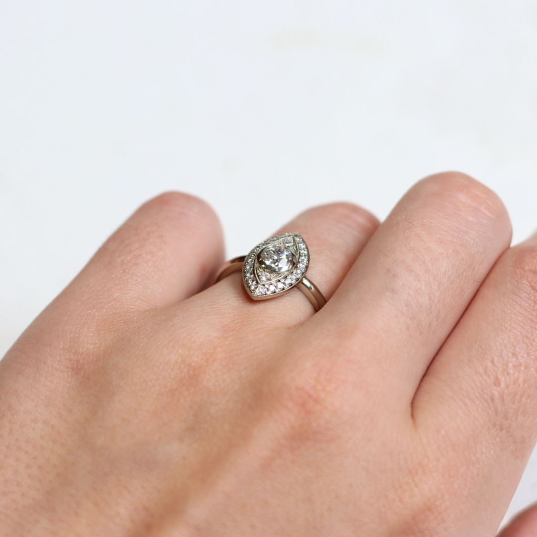 White Diamond Ring