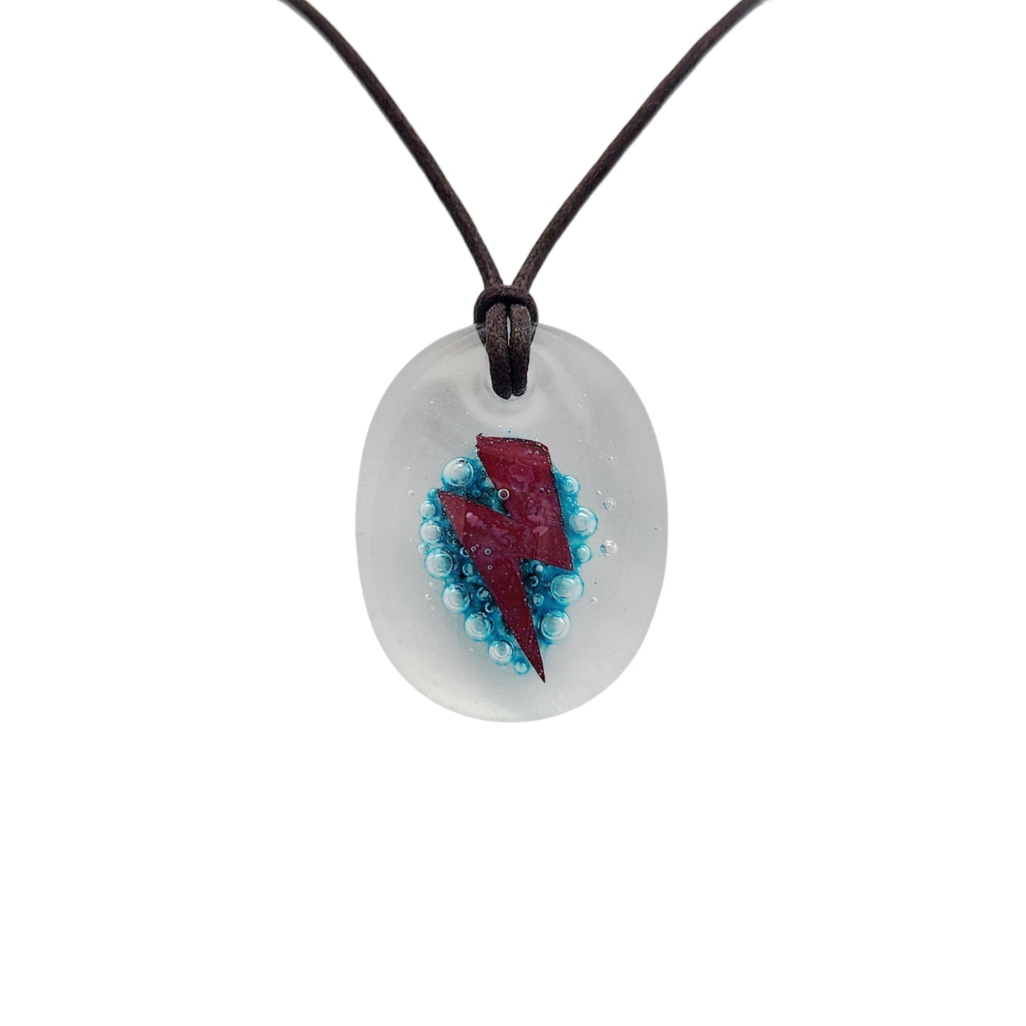 Glass Lightning Pendant