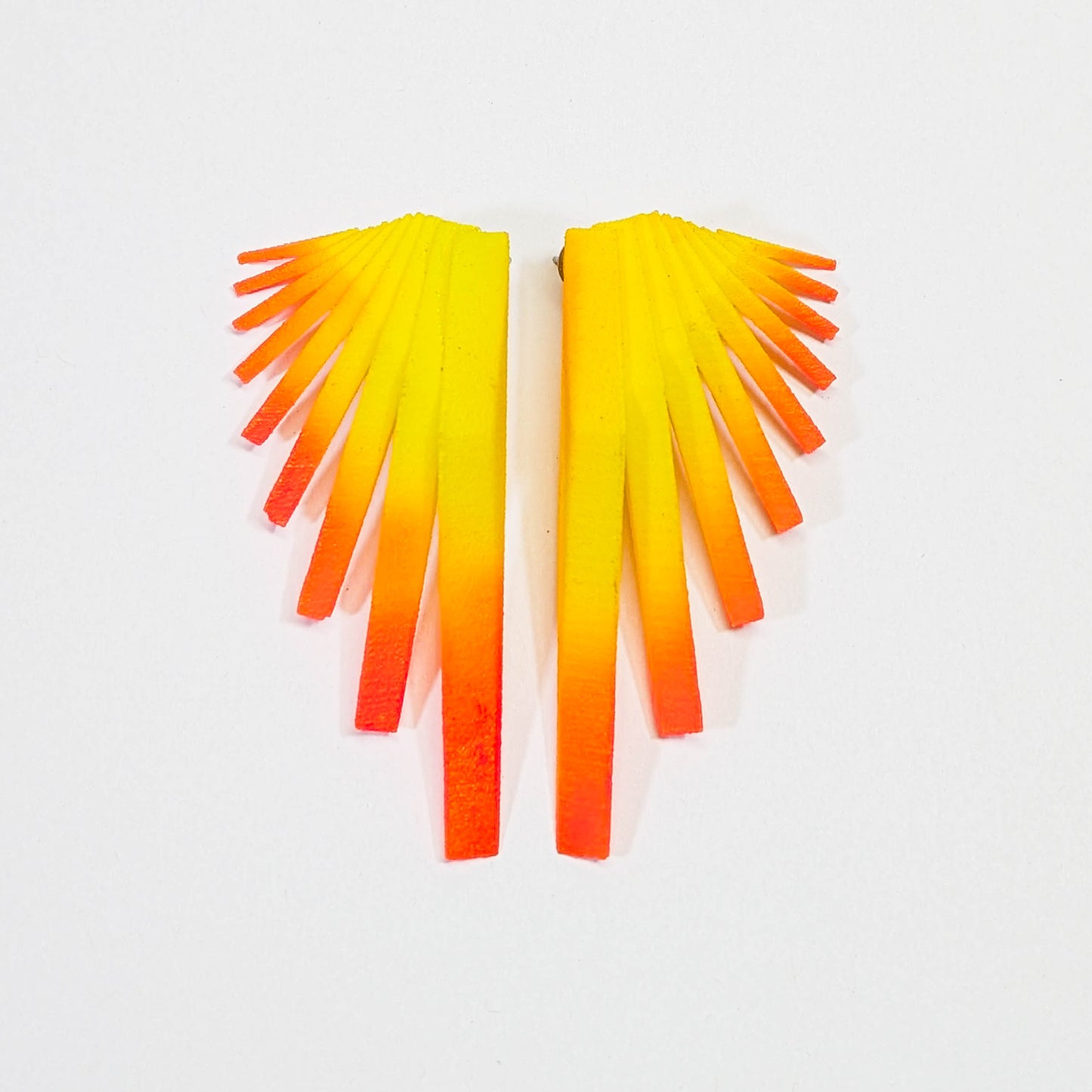 Yellow & Orange Paracore Earrings