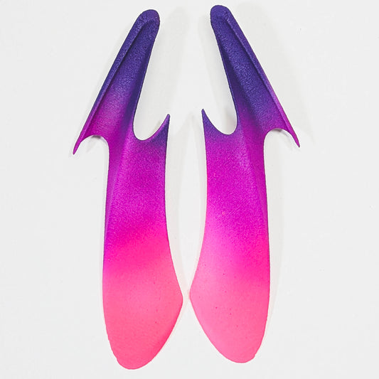 Purple and Pink Paraslip Earrings