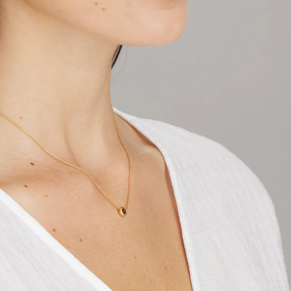 Gold Wood Pendant