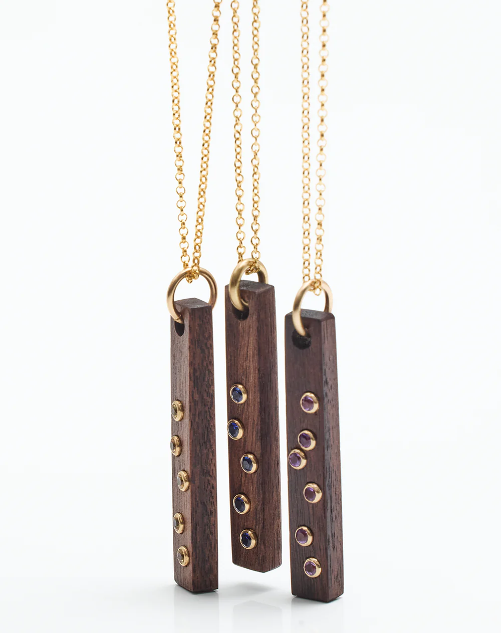 Amethyst Bar Necklace