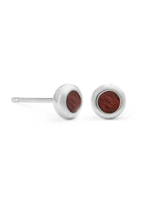 Silver Sphere Studs