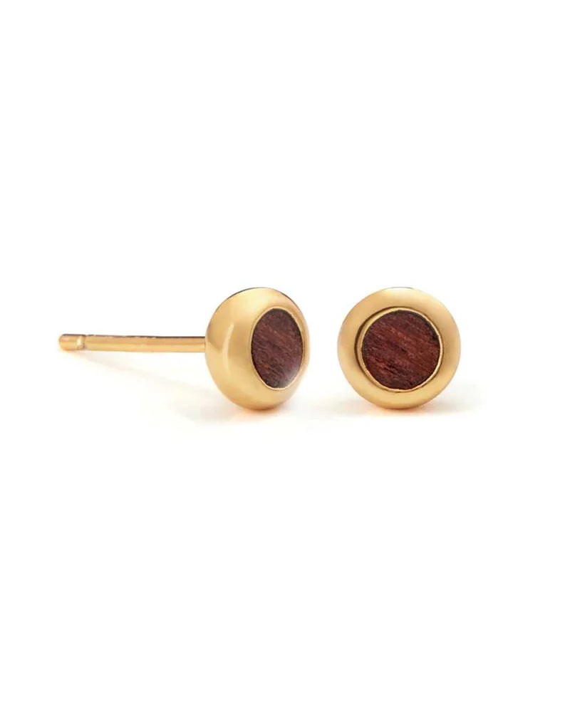 Gold Sphere Studs