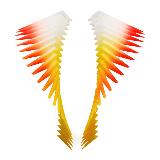 White & Yellow Parazeph Earrings