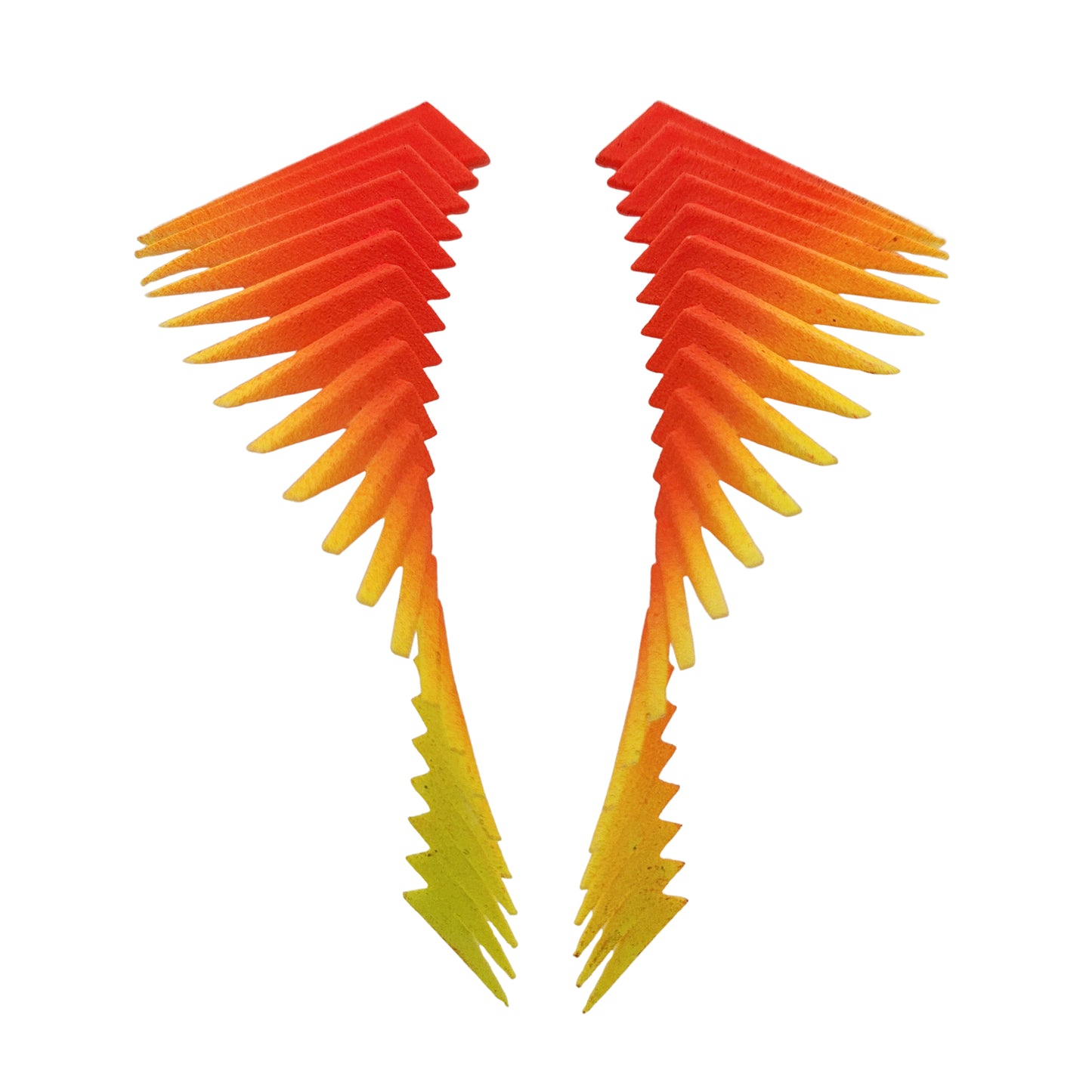 Orange & Yellow Parazeph Earrings