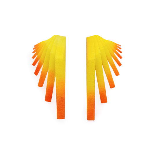 Yellow & Orange Paracore Earrings