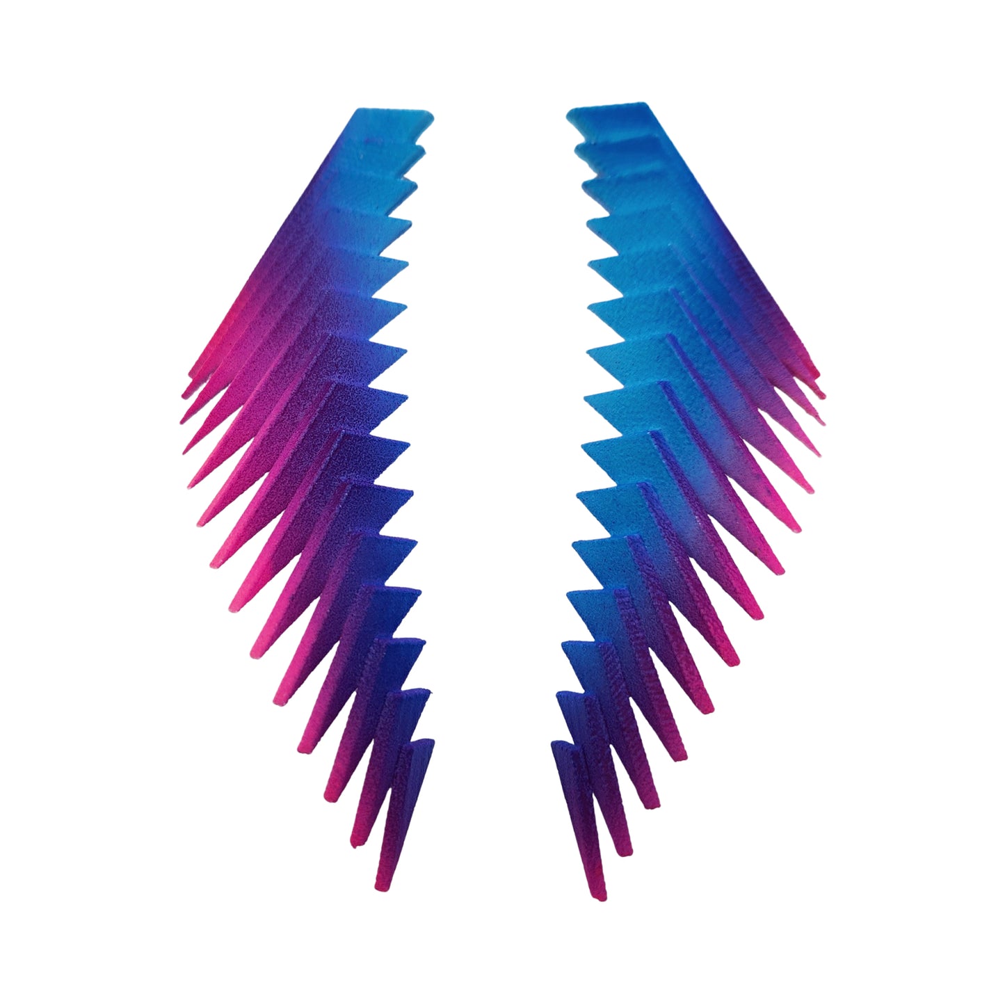 Blue & Purple Parabora Earrings