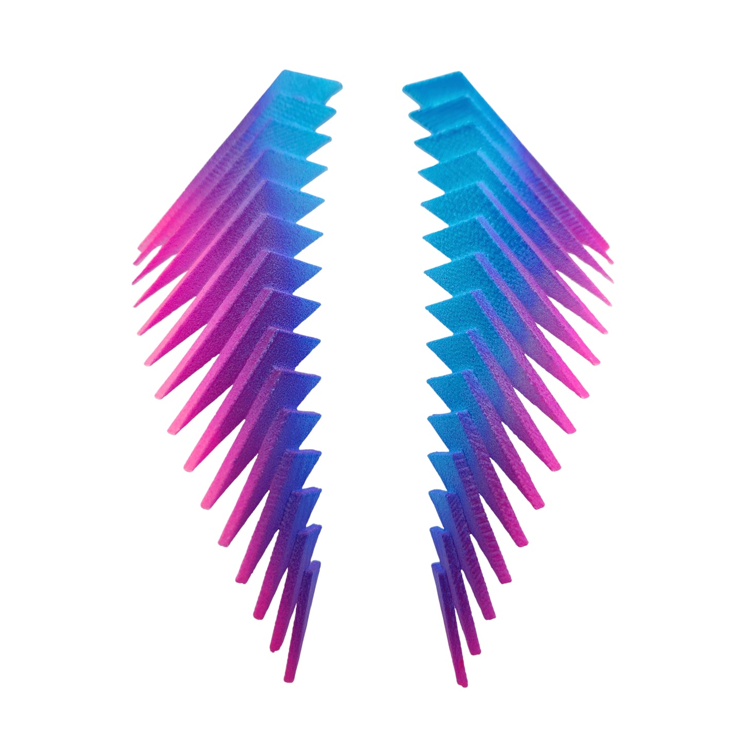 Blue & Purple Parabora Earrings