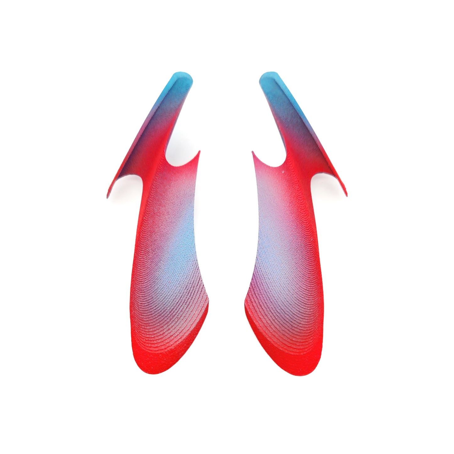 Pink & Blue Paraslip Earrings