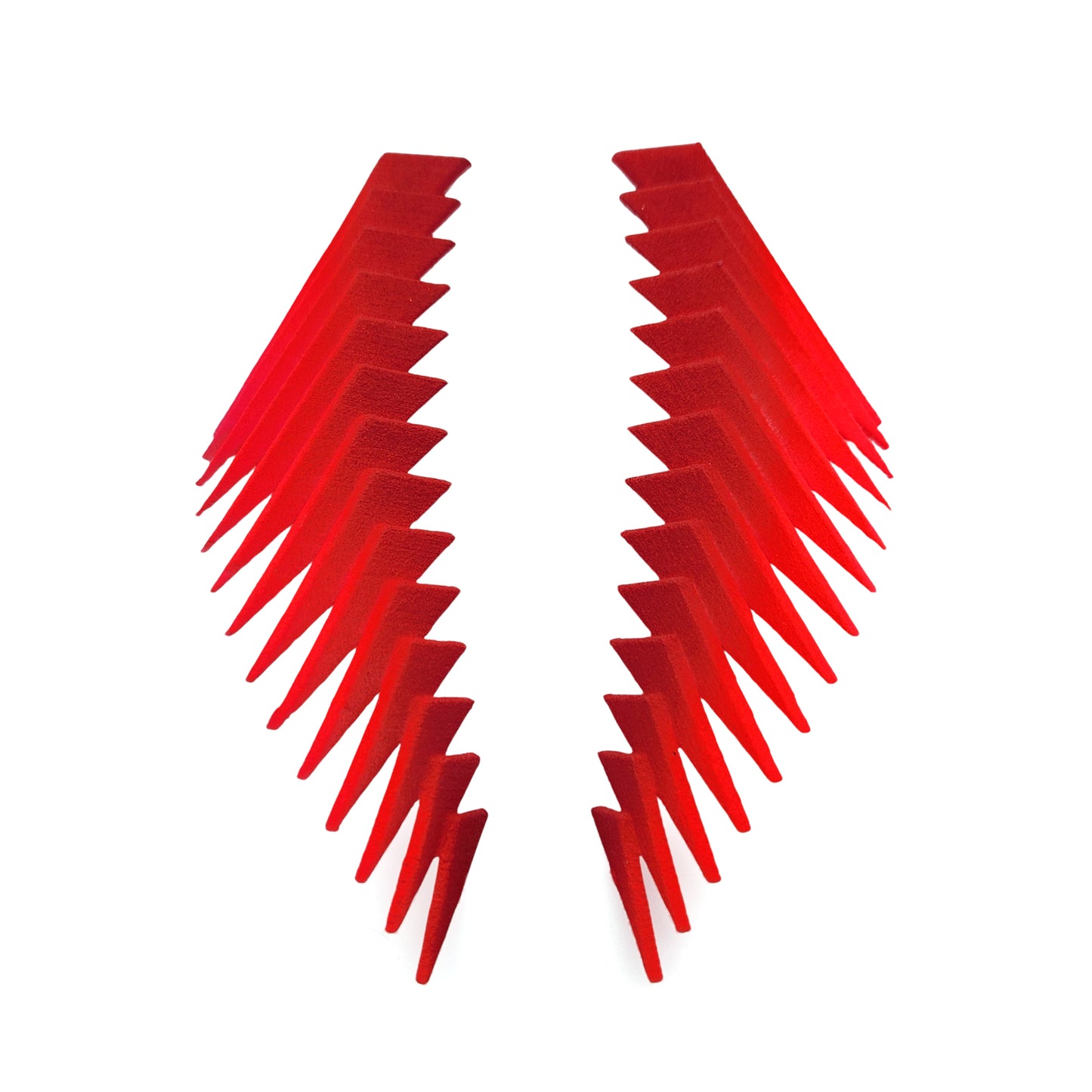 Red Parabora Earrings