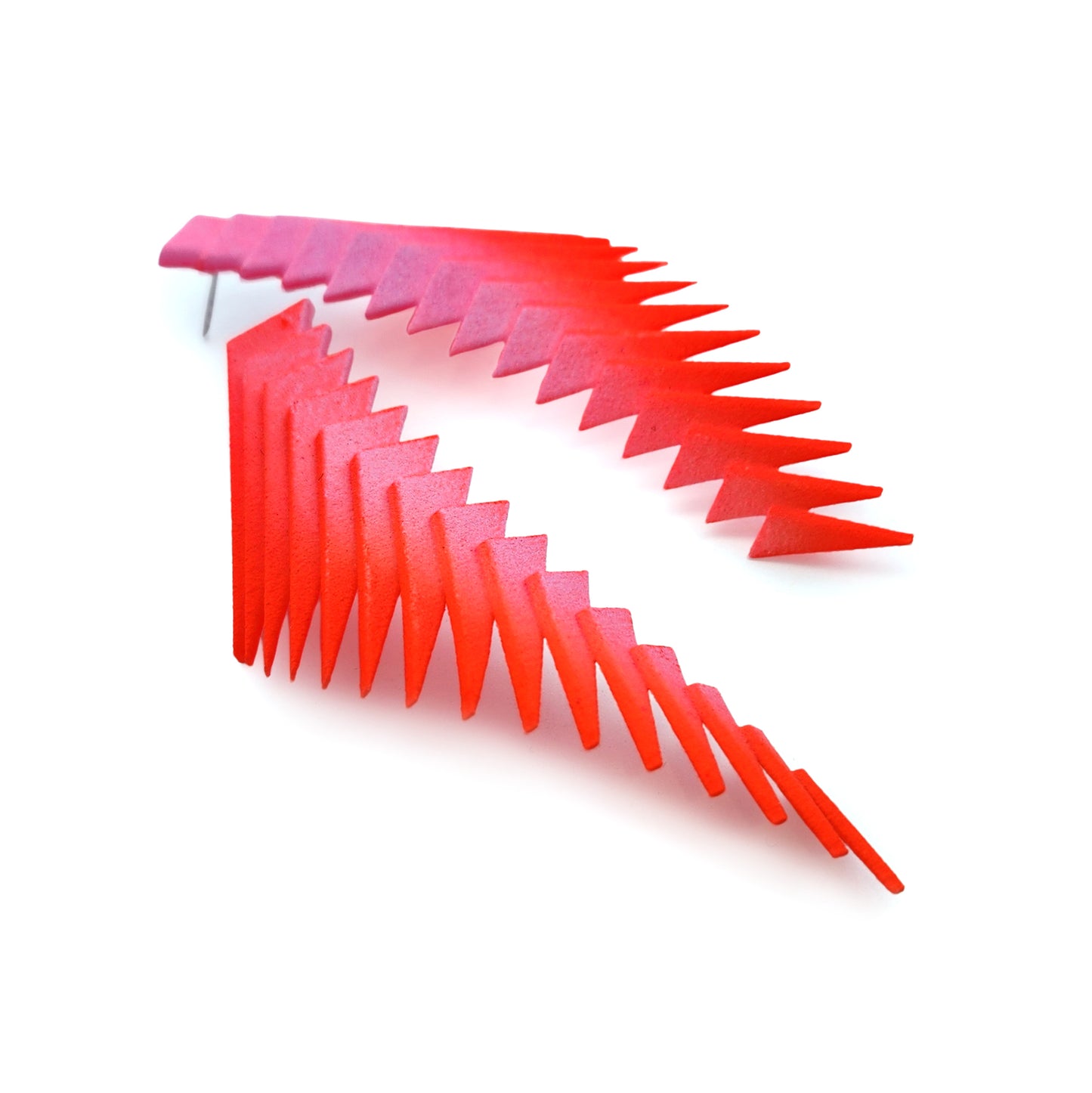 Pink & Red Parabora Earrings