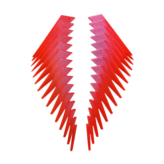 Pink & Red Parabora Earrings