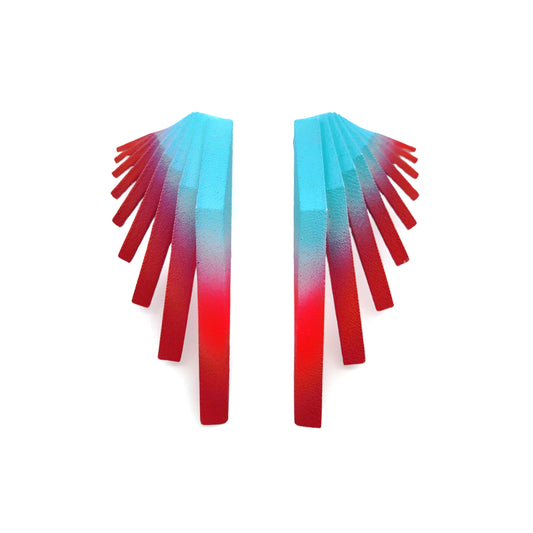 Teal Paracore Earrings
