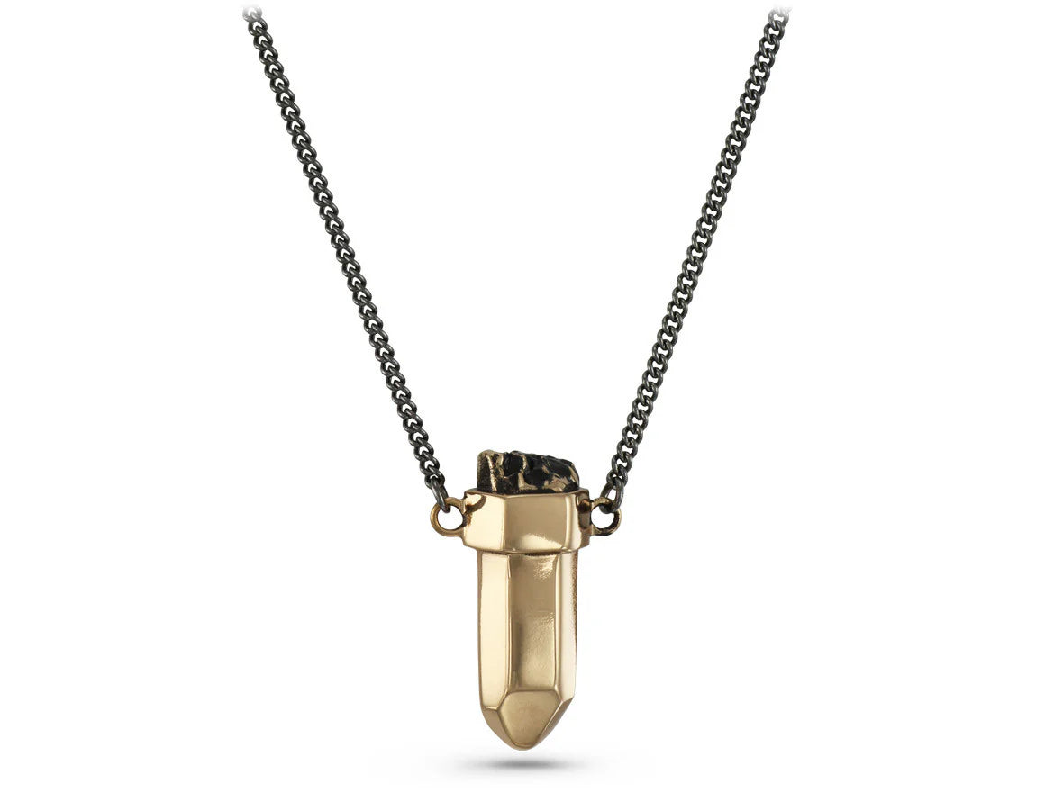 Bronze Crystal Pendant