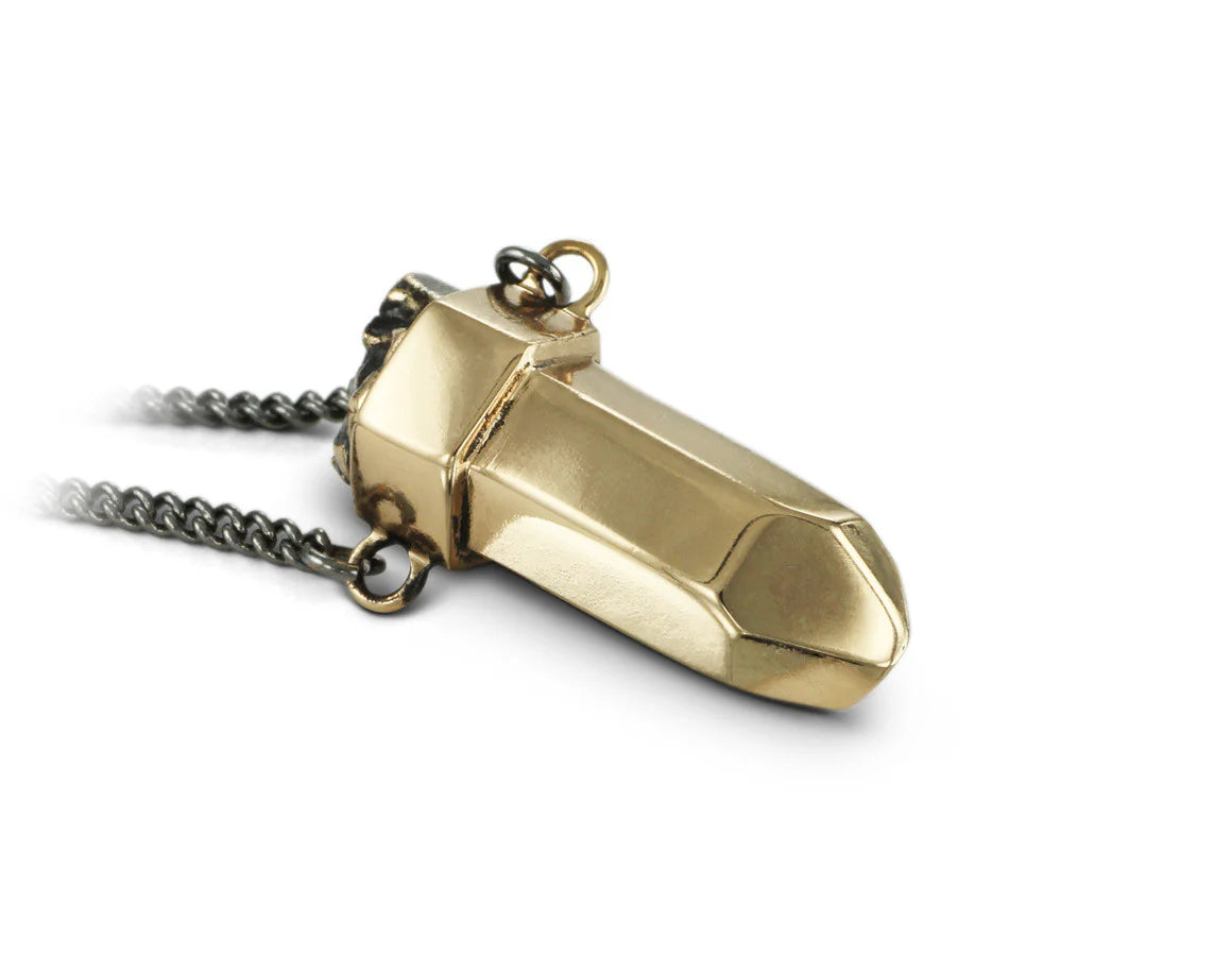 Bronze Crystal Pendant