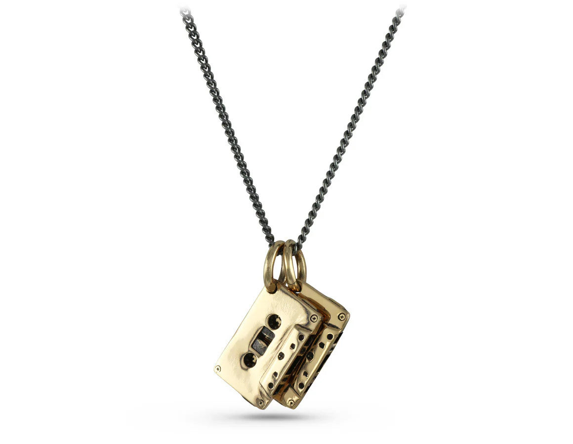 Bronze Cassettes Necklace