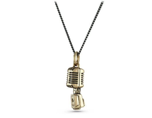 Bronze Microphone Pendant