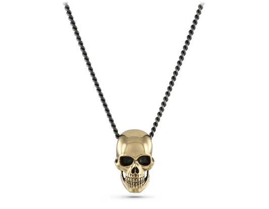 Bronze Skull Necklace