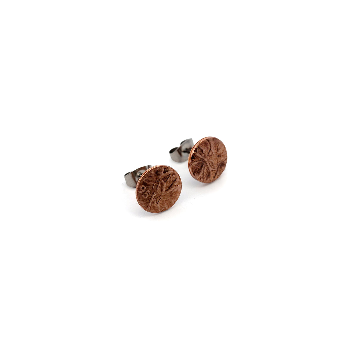 Canadian Penny Coin Studs