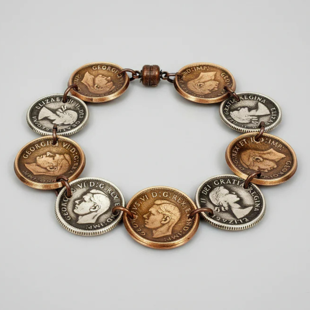 Canadian Mixed Coin Bracelet