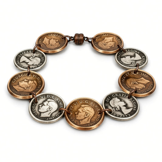 Canadian Mixed Coin Bracelet