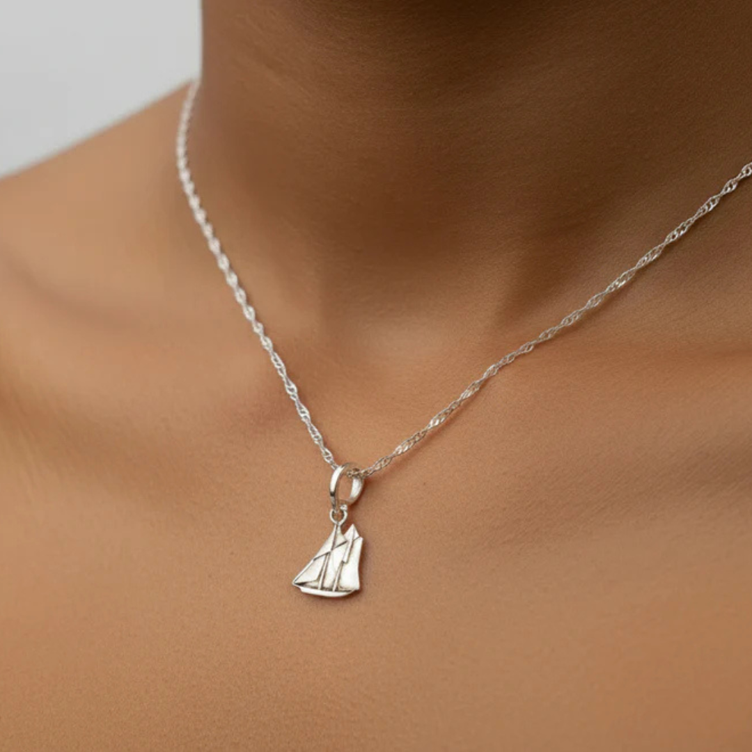 Hand-Cut Canadian Dime Coin Pendant